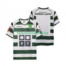 Retro 2001 2003 Trikot Sporting CP Herren Heimausrüstung Kurzarm