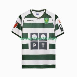 Retro 2001 2003 Trikot Sporting CP Herren Heimausrüstung Kurzarm
