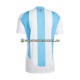 Copa America Trikot Argentinien Herren Heimausrüstung Blau Weiß 2024 Kurzarm