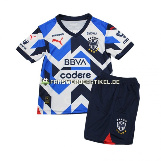 Trikot CF Monterrey Kinder Ausweich ausrüstung 2023-2024 Kurzarm