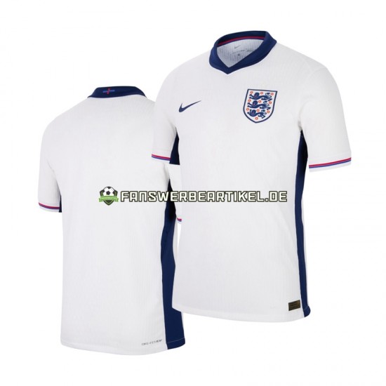 Trikot England Herren Heimausrüstung Weiß Euro 2024 Kurzarm