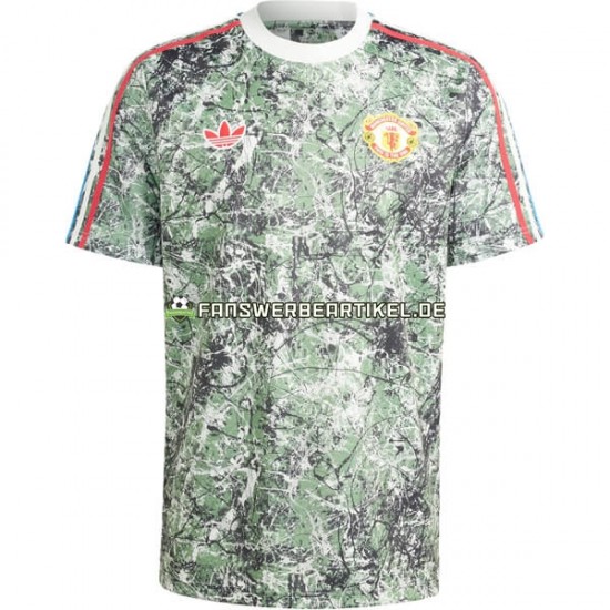 Stone Roses Trikot Manchester United Herren Heimausrüstung 2023-2024 Kurzarm