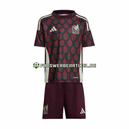 Copa America Trikot Mexiko Kinder Heimausrüstung 2024 Kurzarm