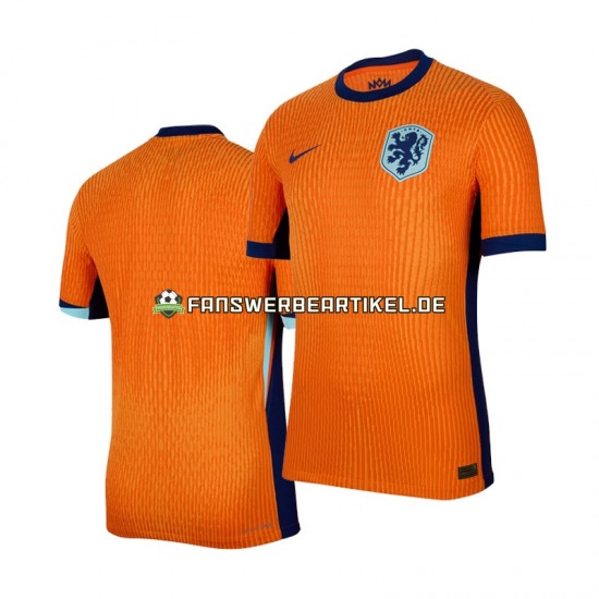 Trikot Niederlande Herren Heimausrüstung Euro 2024 Kurzarm