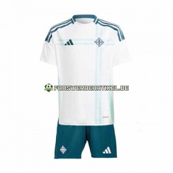 Trikot Nordirland Kinder Auswärtsausrüstung 2024 Kurzarm