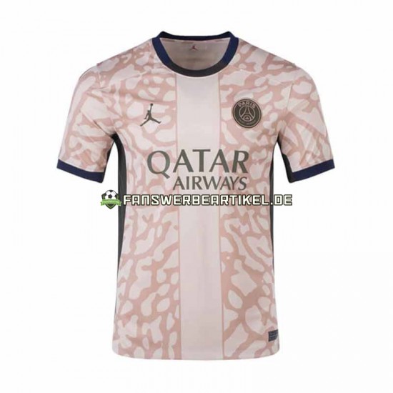 Trikot Paris Saint-Germain Herren Viertes ausrüstung 2023-2024 Kurzarm