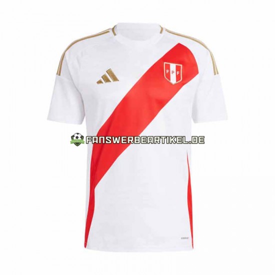 Copa America Trikot Peru Herren Heimausrüstung 2024 Kurzarm