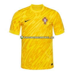 Torwart Trikot Portugal Herren Heimausrüstung Euro 2024 Kurzarm