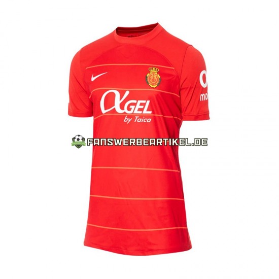 RCD Mallorca Trikot Herren Heimausrüstung Rot 2023-2024 Kurzarm