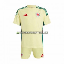 Trikot Wales Kinder Auswärtsausrüstung 2024 Kurzarm
