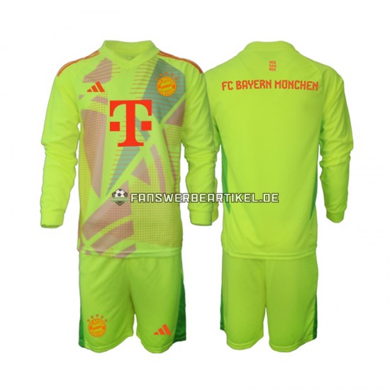 Torwart Trikot FC Bayern München Kinder Heimausrüstung 2024-2025 Langarm