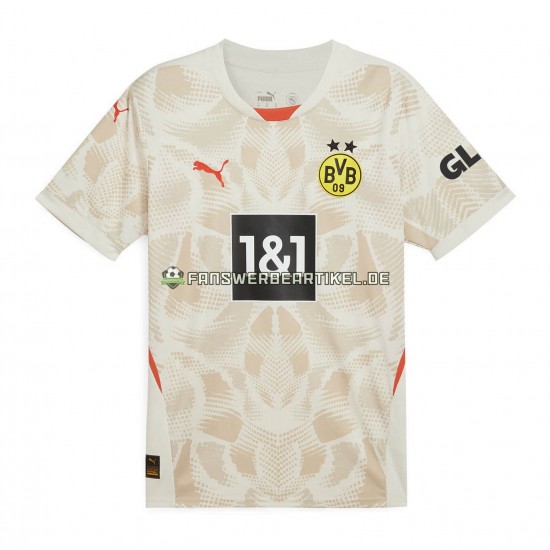 Torwart Trikot Borussia Dortmund Herren Auswärtsausrüstung 2024-2025 Kurzarm