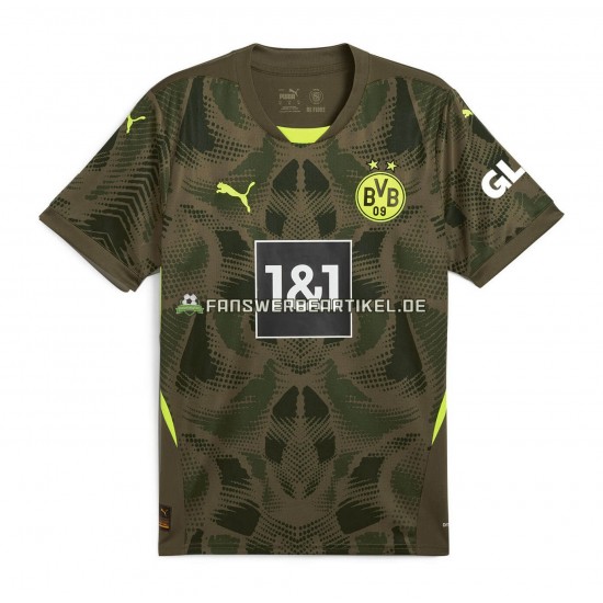 Torwart Trikot Borussia Dortmund Herren Heimausrüstung 2024-2025 Kurzarm