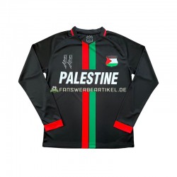 Center Stripre Trikot Club Deportivo Palestino Herren Heimausrüstung 2024-2025 Langarm