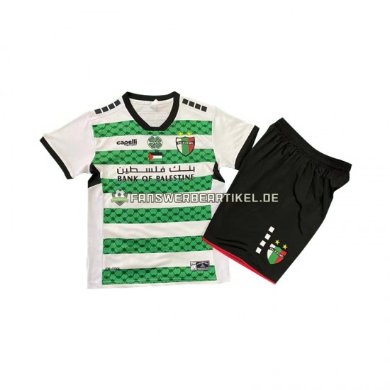 Trikot Club Deportivo Palestino Kinder Ausweich ausrüstung 2024-2025 Kurzarm