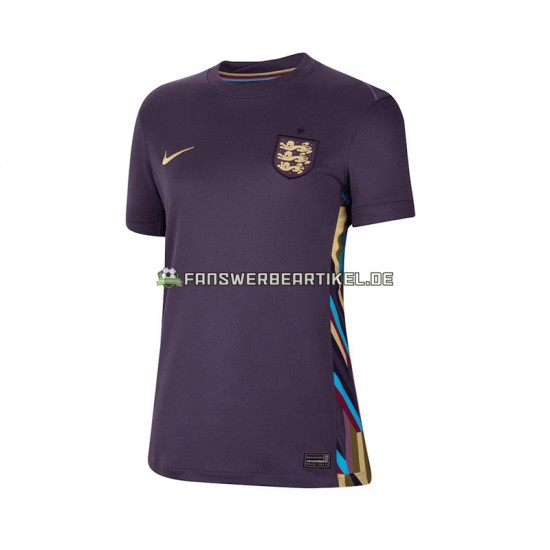 Trikot England Dame Auswärtsausrüstung Euro 2024 Kurzarm