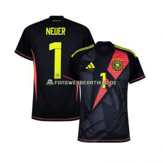 Manuel Neuer 1 Torwart Trikot Deutschland Herren Heimausrüstung Euro 2024 Kurzarm