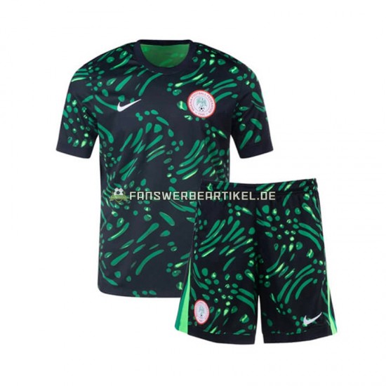 Trikot Nigeria Kinder Auswärtsausrüstung 2024 Kurzarm