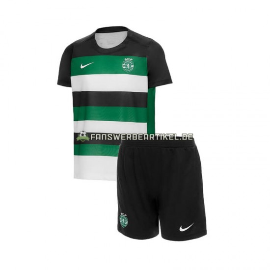 Trikot Sporting CP Kinder Heimausrüstung 2024-2025 Kurzarm