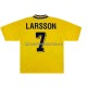 Henrik Larsson 7 Retro Trikot Schweden Herren Heimausrüstung 1994 Kurzarm