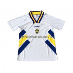 Retro Trikot Schweden Herren Auswärtsausrüstung 1994 Kurzarm