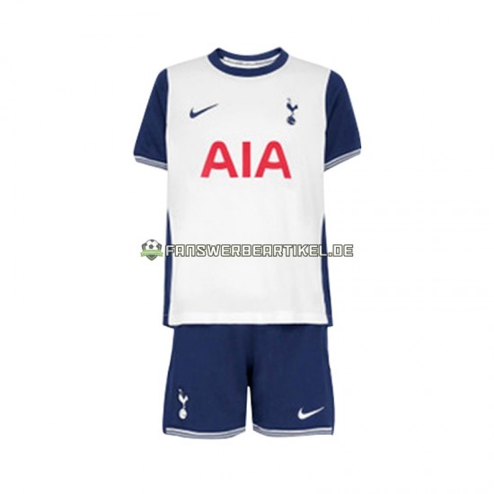 Trikot Tottenham Hotspur Kinder Heimausrüstung 2024-2025 Kurzarm