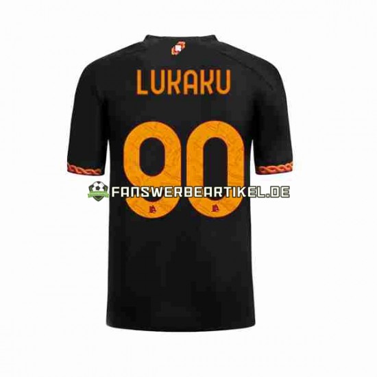 Romelu Lukaku 90 Trikot AS Rom Herren Ausweich ausrüstung 2023-2024 Kurzarm