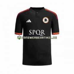 Trikot AS Rom Herren Ausweich ausrüstung 2023-2024 Kurzarm