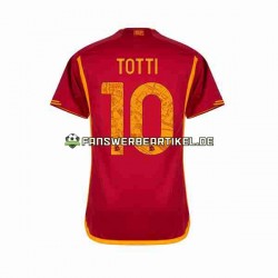 Totti 10 Trikot AS Rom Herren Heimausrüstung 2023-2024 Kurzarm