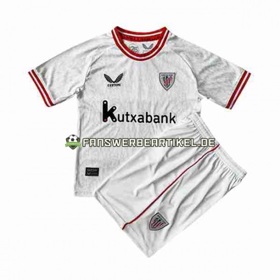 Trikot Athletic Bilbao Kinder Auswärtsausrüstung 2023-2024 Kurzarm