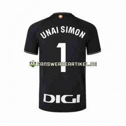 UNAI SIMON 1 Torwart Trikot Athletic Bilbao Herren Heimausrüstung 2023-2024 Kurzarm