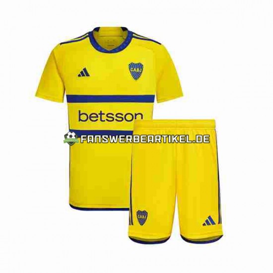 Boca Juniors Trikot Kinder Auswärtsausrüstung 2023-2024 Kurzarm