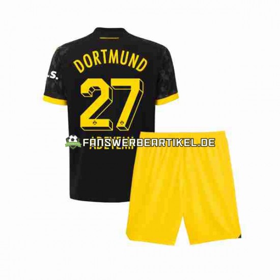 Karim Adeyemi 27 Trikot Borussia Dortmund Kinder Auswärtsausrüstung 2023-2024 Kurzarm