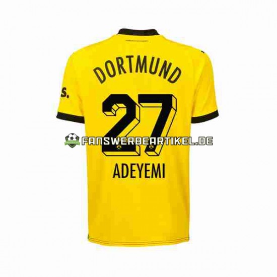 Karim Adeyemi 27 Trikot Borussia Dortmund Herren Heimausrüstung 2023-2024 Kurzarm