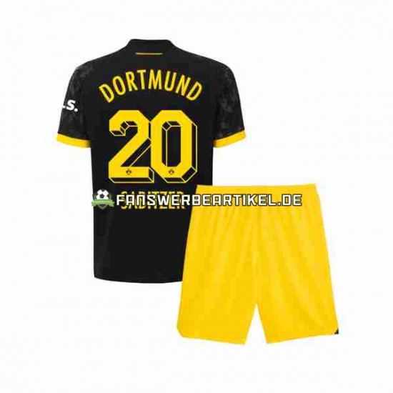 Marcel Sabitzer 20 Trikot Borussia Dortmund Kinder Auswärtsausrüstung 2023-2024 Kurzarm