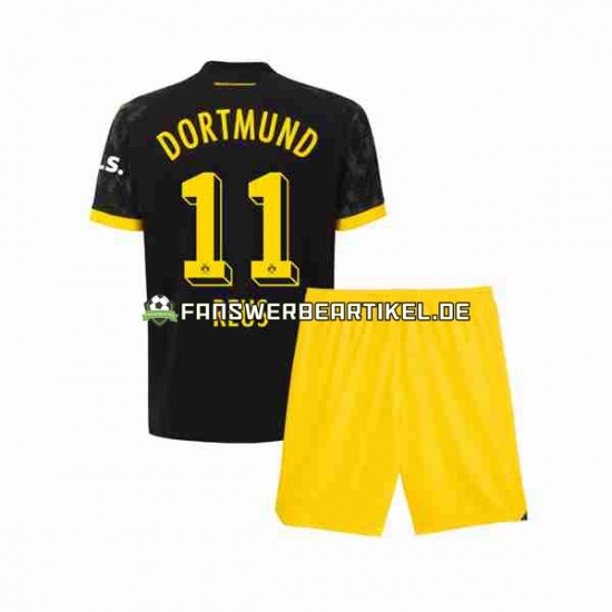 Marco Reus 11 Trikot Borussia Dortmund Kinder Auswärtsausrüstung 2023-2024 Kurzarm