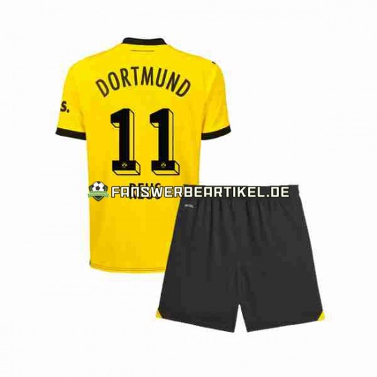 Marco Reus 11 Trikot Borussia Dortmund Kinder Heimausrüstung 2023-2024 Kurzarm