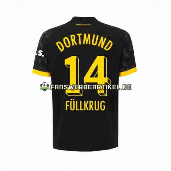 Niclas Fullkrug 14 Trikot Borussia Dortmund Herren Auswärtsausrüstung 2023-2024 Kurzarm