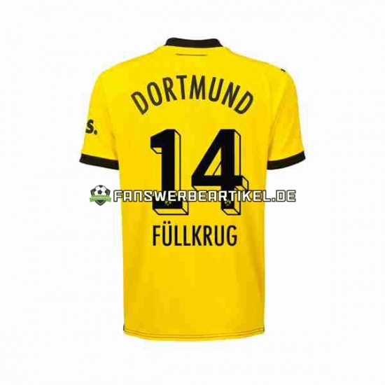 Niclas Fullkrug 14 Trikot Borussia Dortmund Herren Heimausrüstung 2023-2024 Kurzarm