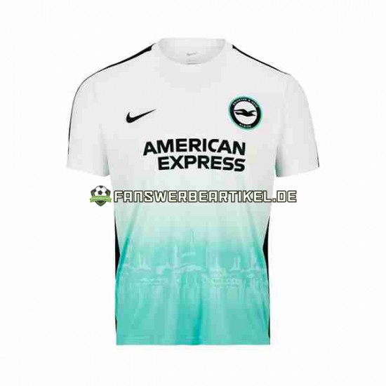 Trikot Brighton Hove Albion Herren Ausweich ausrüstung 2023-2024 Kurzarm