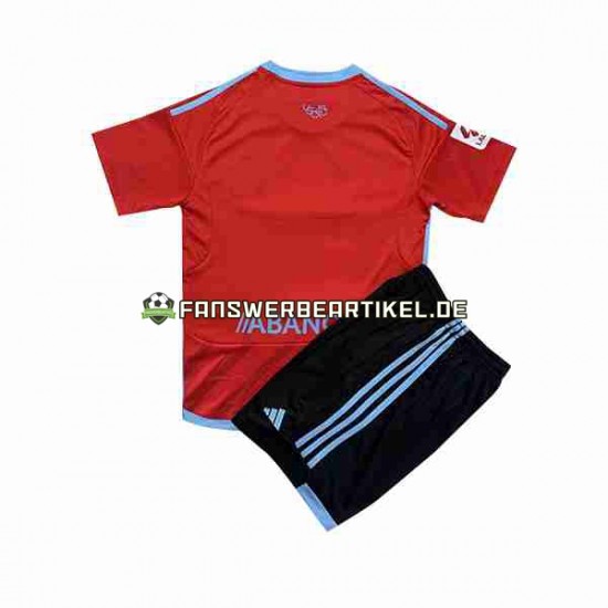 Trikot Celta de Vigo Kinder Auswärtsausrüstung 2023-2024 Kurzarm