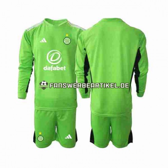 Torwart Trikot Celtic Glasgow Kinder Auswärtsausrüstung 2023-2024 Langarm