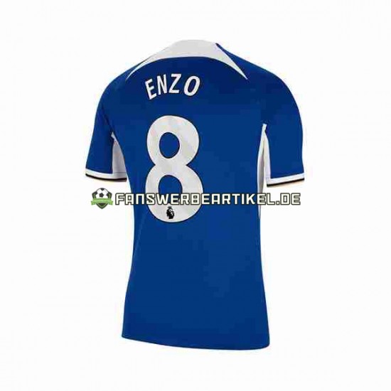 Enzo Fernandez 8 Trikot Chelsea Herren Heimausrüstung 2023-2024 Kurzarm