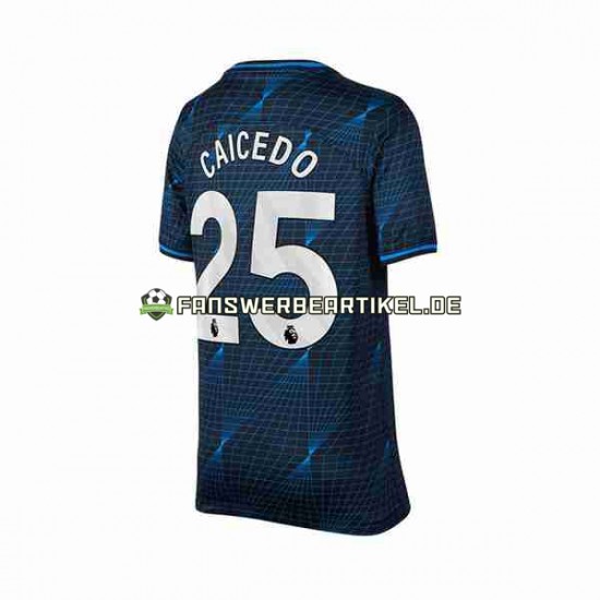 Moises Caicedo 25 Trikot Chelsea Herren Auswärtsausrüstung 2023-2024 Kurzarm