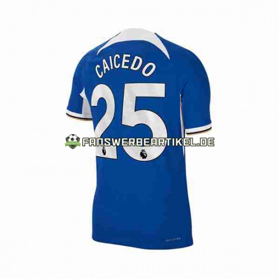 Moises Caicedo 25 Trikot Chelsea Herren Heimausrüstung 2023-2024 Kurzarm