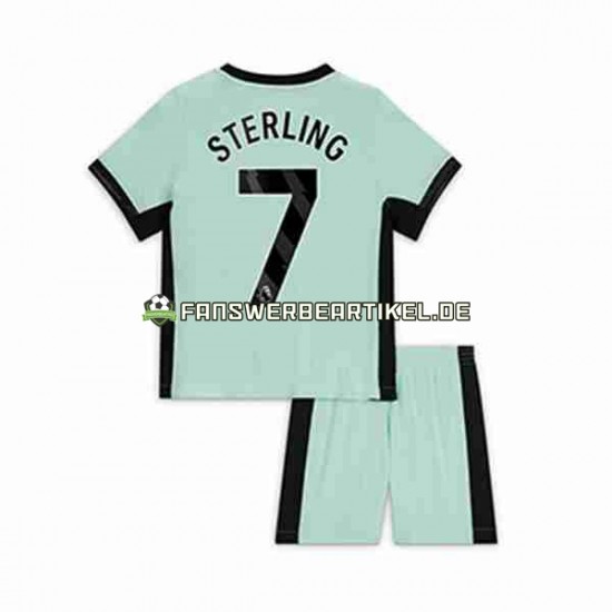 Raheem Sterling 7 Trikot Chelsea Kinder Ausweich ausrüstung 2023-2024 Kurzarm