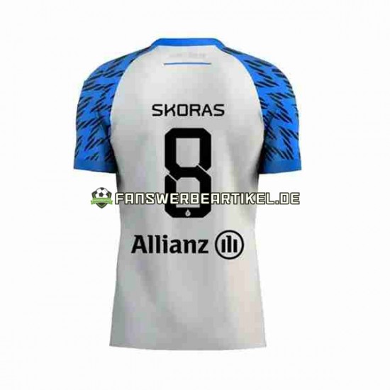 Michal Skoras 8 Trikot Club Brugge Herren Auswärtsausrüstung 2023-2024 Kurzarm