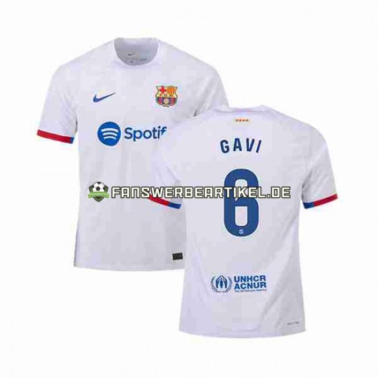 GAVI 6 Trikot FC Barcelona Herren Auswärtsausrüstung 2023-2024 Kurzarm