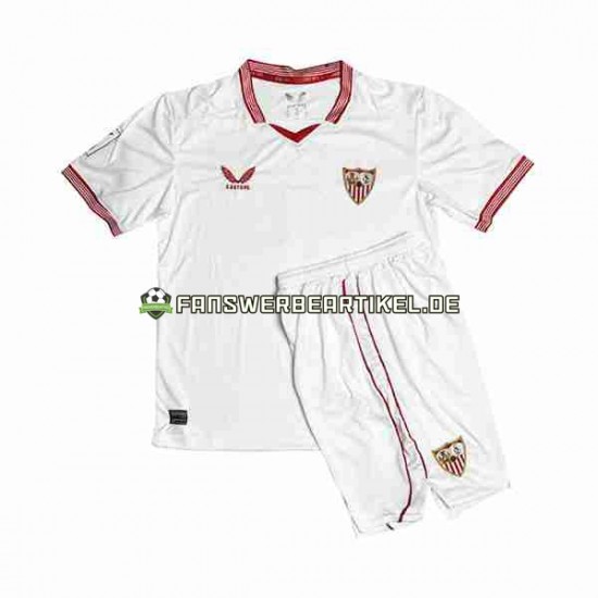 Sergio Ramos 4 Trikot FC Sevilla Kinder Heimausrüstung 2023-2024 Kurzarm