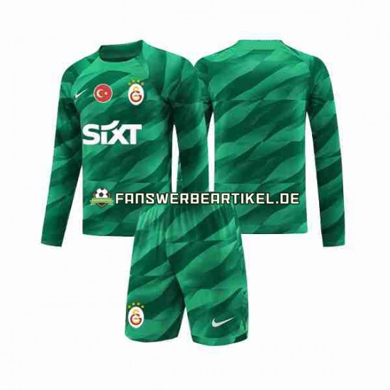 Torwart Trikot Galatasaray Kinder Heimausrüstung 2023-2024 Langarm